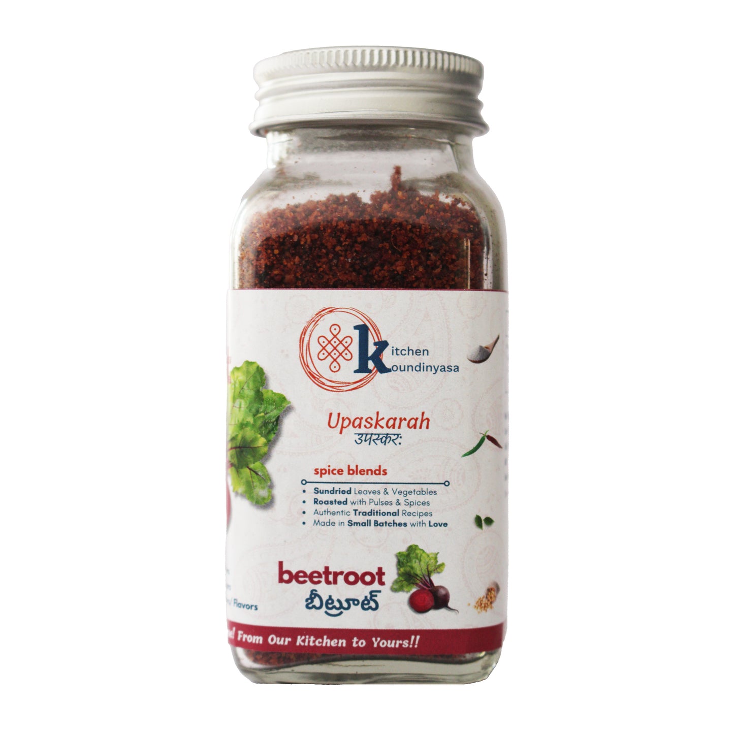 Earthy Beetroot Podi