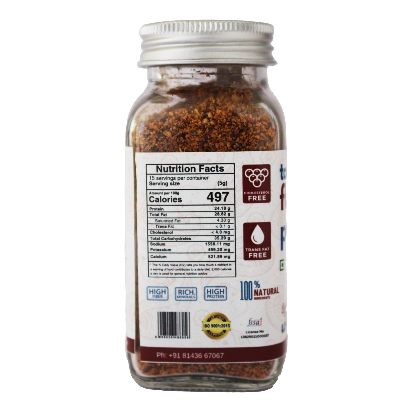 Toasty Flaxseed Podi