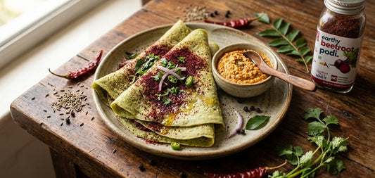 Beetroot Podi Pesarattu