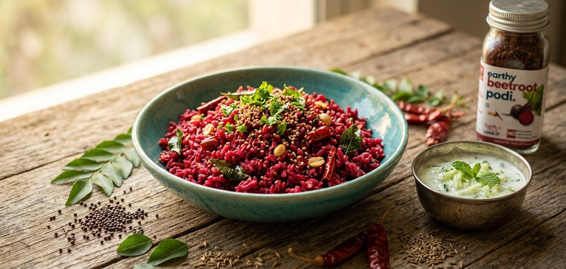 Beetroot Rice Recipe South Indian Style