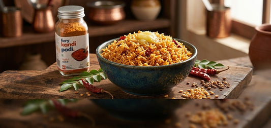 Kandi Podi Annam with Neyyi
