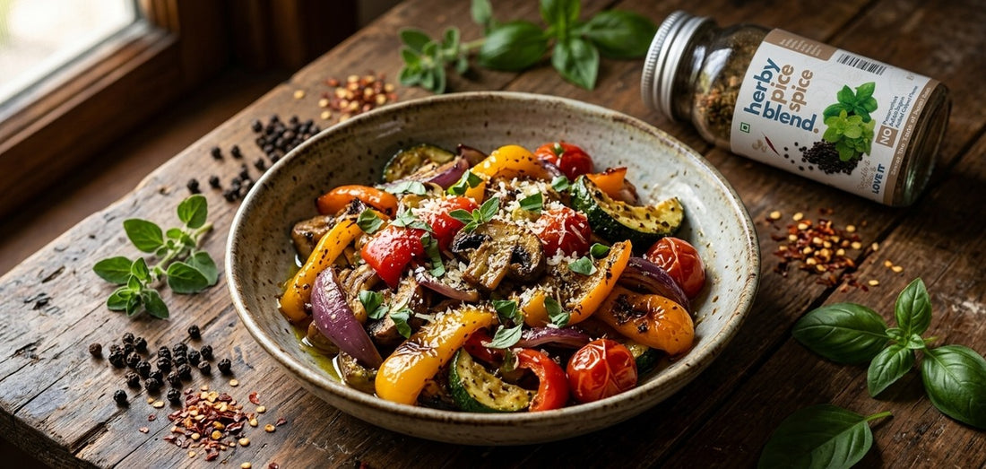 Pizza Spice Roasted Vegetables