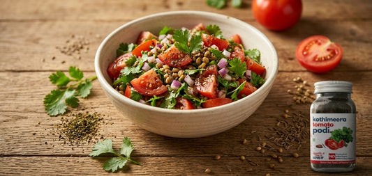 Kothimeera Tomato Salad