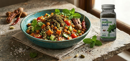 Pudina Podi Salad