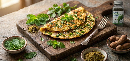 Pudina Podi Masala Omelette