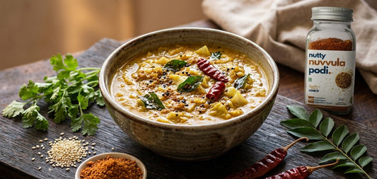 Nuvvula Podi Cabbage Kootu