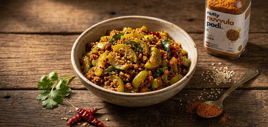 Nuvvula Podi Bottle Gourd Stir Fry