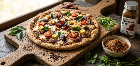 Flaxseed Podi Pizza