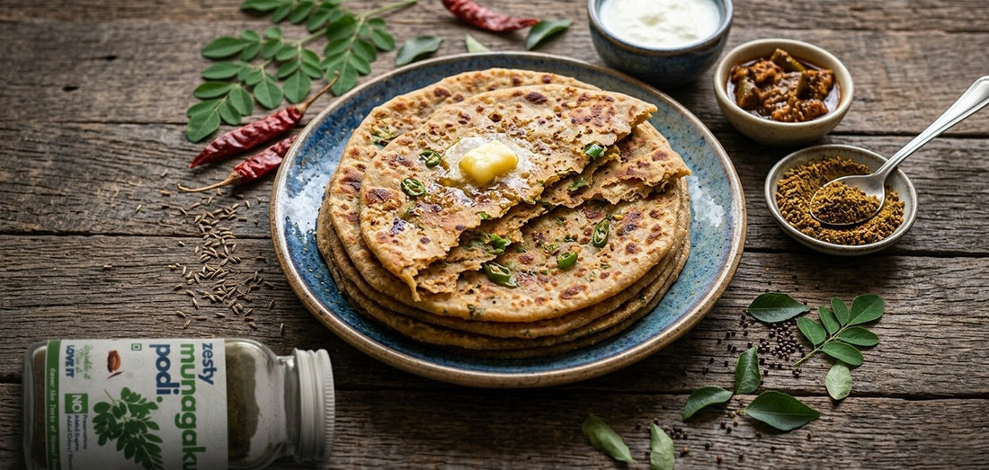 Munagaku Podi Kneaded Paratha