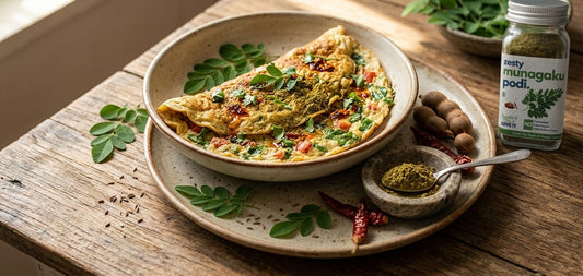Munagaku Podi Tomato Omelette