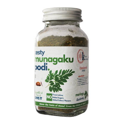 Zesty Munagaku Moringa Podi jar by Kitchen Koundinyasa — view 4