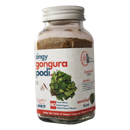 Zingy Gongura Podi jar by Kitchen Koundinyasa — view 6