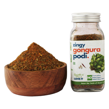 Zingy Gongura Podi jar by Kitchen Koundinyasa — view 7