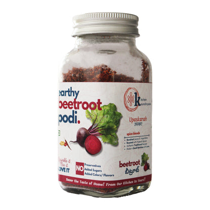 Earthy Beetroot Podi jar by Kitchen Koundinyasa — view 2