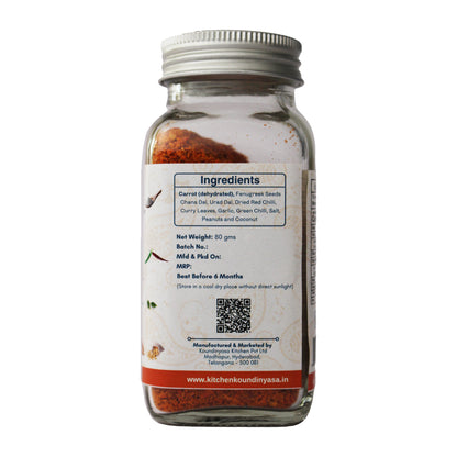 Dreamy Carrot Podi jar by Kitchen Koundinyasa — view 6