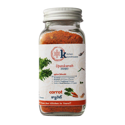 Dreamy Carrot Podi jar by Kitchen Koundinyasa — view 3