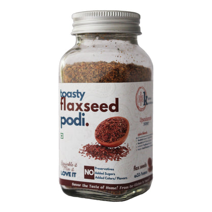 Toasty Flaxseed Podi jar by Kitchen Koundinyasa — view 5