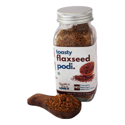Toasty Flaxseed Podi jar by Kitchen Koundinyasa — view 6