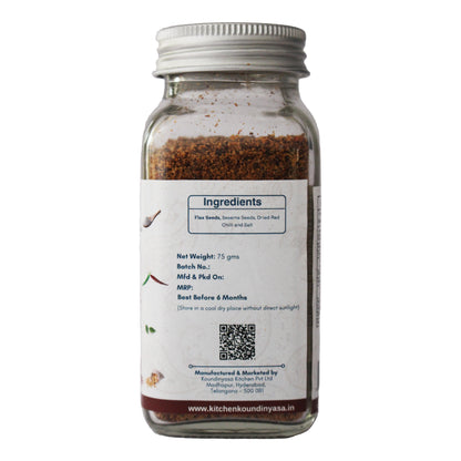 Toasty Flaxseed Podi jar by Kitchen Koundinyasa — view 4
