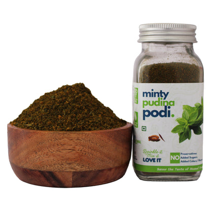 Minty Pudina Podi mint podi jar by Kitchen Koundinyasa — view 4