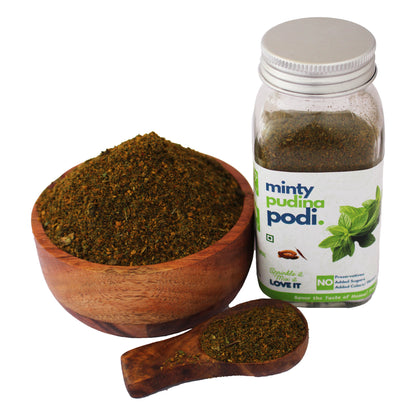 Minty Pudina Podi mint podi jar by Kitchen Koundinyasa — view 8