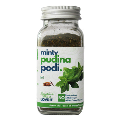 Minty Pudina Podi mint podi jar by Kitchen Koundinyasa