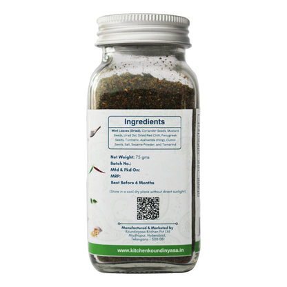 Minty Pudina Podi mint podi jar by Kitchen Koundinyasa — view 7