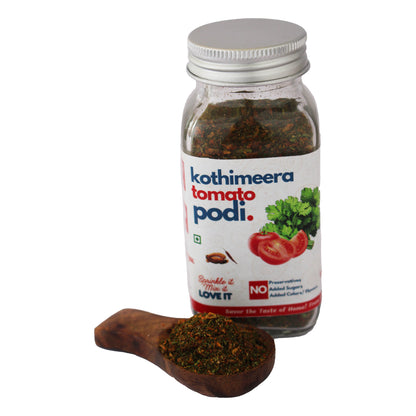 Kothimeera Tomato Podi jar by Kitchen Koundinyasa — view 5