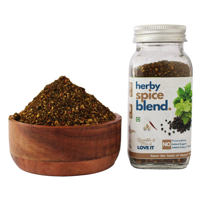 Herby Spice Blend oregano basil seasoning jar by Kitchen Koundinyasa — view 2
