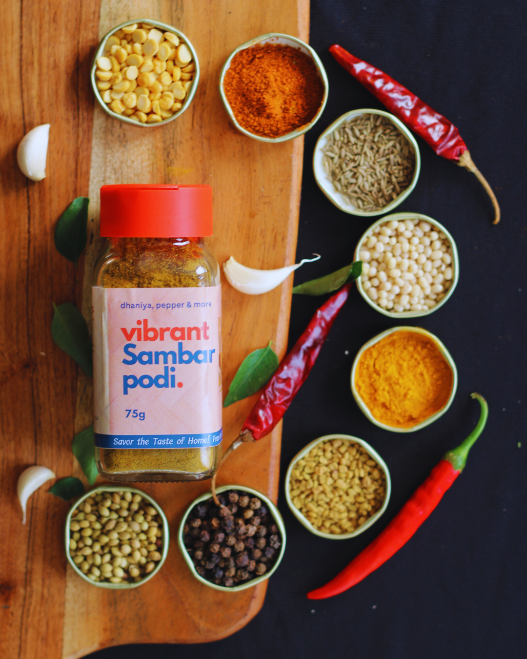 Vibrant Sambar Podi